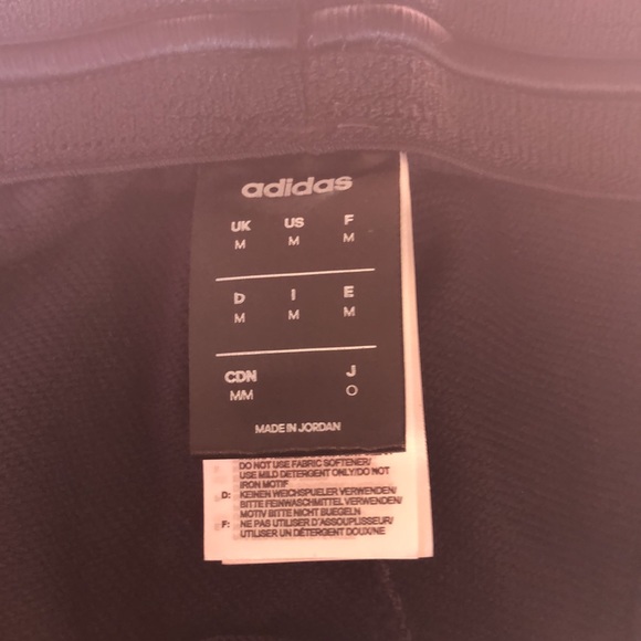 Adidas men’s work out black tapered leg pants NWT - Picture 3 of 7